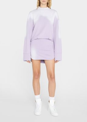 Palmer Tie-Dye Cotton Jersey Mini Dress