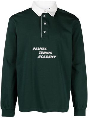 Palmes Academy Rugby long-sleeve polo shirt - Green