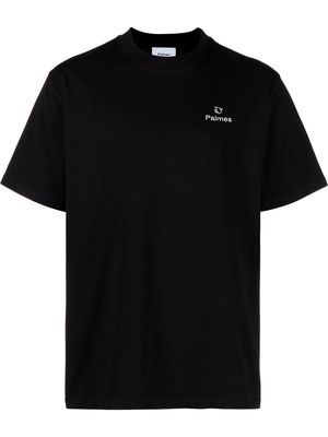 PALMES Allan logo-print T-shirt - Black