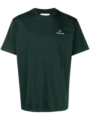 Palmes Allan logo-print T-shirt - Green