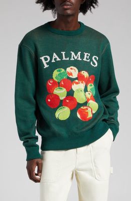 PALMES Apple Organic Cotton Sweater in Green