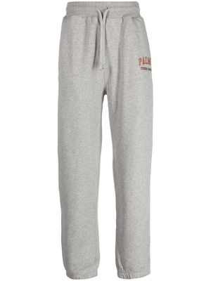 Palmes logo-print drawstring-waistband track pants - Grey