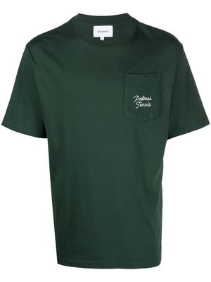 Palmes logo-print short-sleeved T-shirt - Green