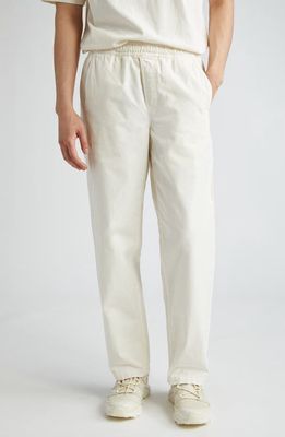 PALMES Lucien Cotton Ripstop Pants in White 