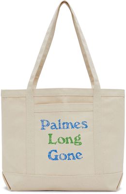 Palmes SSENSE Exclusive Beige How Long Gone Edition Tote