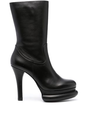 Paloma Barceló 130mm leather ankle boots - Black