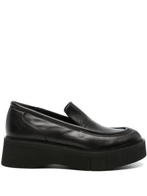 Paloma Barceló 50mm leather loafers - Black