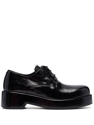 PALOMA BARCELÓ leather Oxford shoes - Black