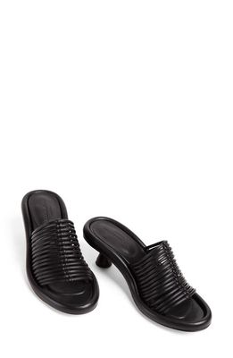 Paloma Barcelo Opal Slide Sandal in Black