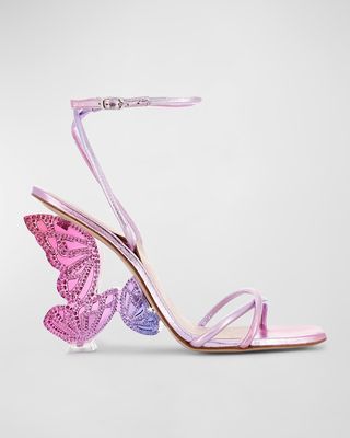 Paloma Butterfly Metallic Leather Sandals
