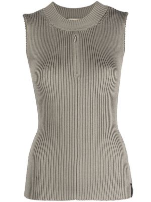 Paloma Wool Atori ribbed-knit top - Grey