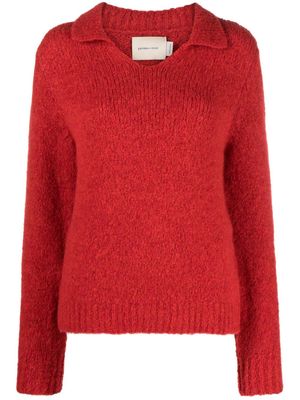 Paloma Wool Champions intarsia-knit jumper - Red