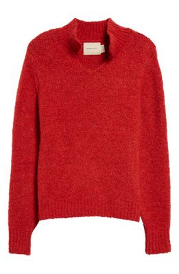 Paloma Wool Champions Reversible Intarsia Sweater in Red