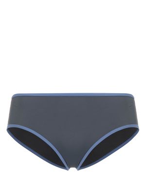 Paloma Wool contrast-trim bikini bottoms - Grey
