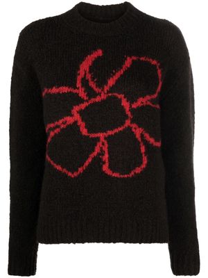 Paloma Wool Floreke intarsia-knit jumper - Brown