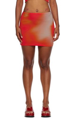 Paloma Wool Orange Varda Miniskirt