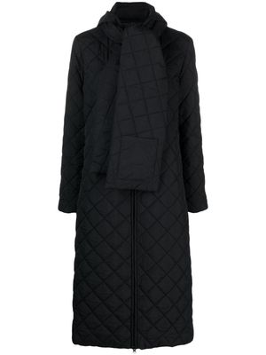 Paloma Wool padded zip-up coat - Black