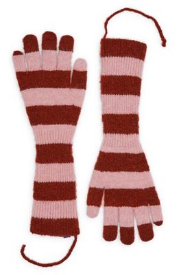 Paloma Wool Patum Stripe Gloves in Pink