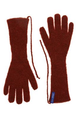 Paloma Wool Peter Wool & Alpaca Blend Gloves in Intense Wine