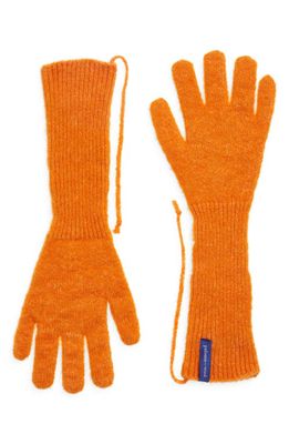 Paloma Wool Peter Wool & Alpaca Blend Gloves in Orange