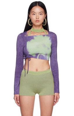 Paloma Wool Purple Ribera Long Sleeve T-Shirt