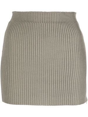 Paloma Wool ribbed-knit mini skirt - Grey