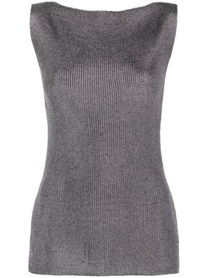 Paloma Wool ribbed-knit sleeveless top - Black