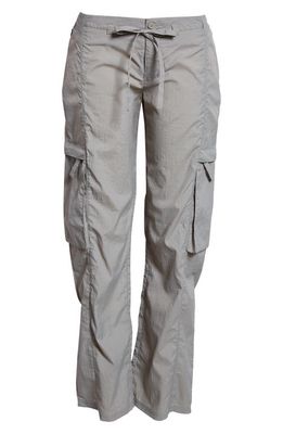 Paloma Wool Sese Straight Leg Recycled Nylon Cargo Pants in Grey