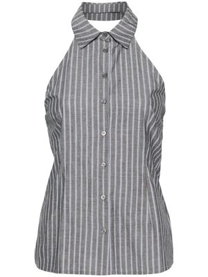 Paloma Wool striped halterneck top - Grey