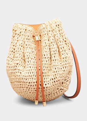 Paloma Woven Pouch Crossbody Bag