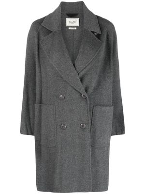Paltò Dalida double-breasted trench coat - Grey