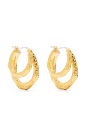 Pamela Love Jasmine Balance hoop earrings - Gold