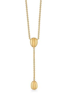 Pamela Zamore Eos Lariat Y-Necklace in Gold