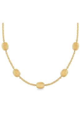 Pamela Zamore Isla Station Necklace in Gold 