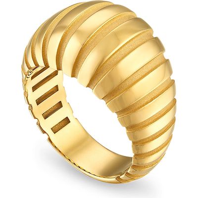 Pamela Zamore Noa Large Dome Ring in Gold 