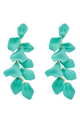 Panacea Coated Drop Earrings in Turquoise
