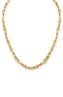 Panacea Crystal Twist Chain Necklace in Gold