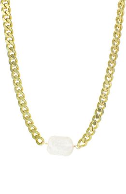 Panacea Cultured Pearl Pendant Necklace in White