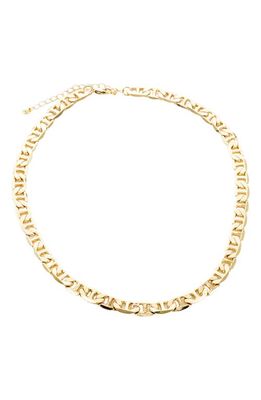Panacea Flat Chain Necklace in Gold