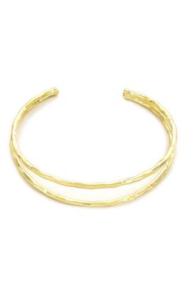 Panacea Split Cuff Bracelet in Gold