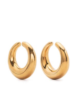 Panconesi asymmetric hoop earcuffs - Gold