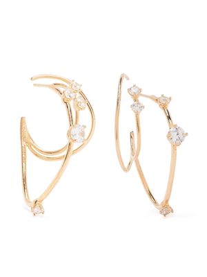 Panconesi Constellation hoop earrings - Gold