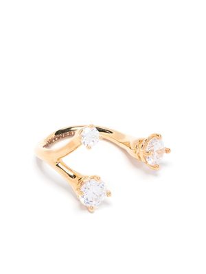 Panconesi Constellation Trinity crystal-embellished ring - Gold