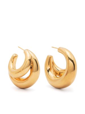 Panconesi layered hoop earring - Gold
