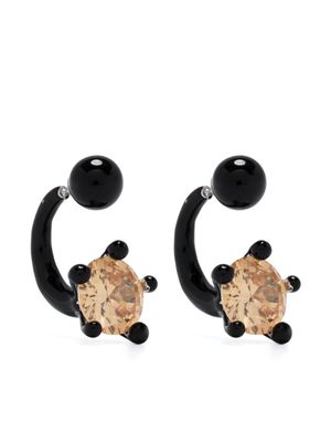Panconesi Lido piercing earrings - Black