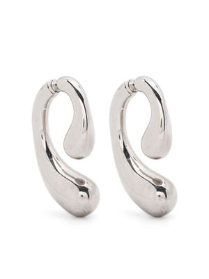 Panconesi P drop earrings - Silver