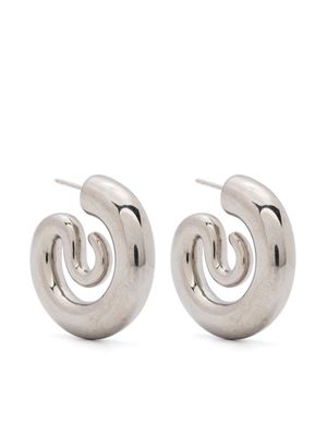 Panconesi Serpent polished-finish earrings - Silver