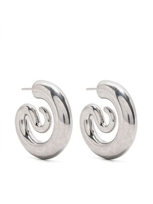 Panconesi small Serpent earrings - Silver