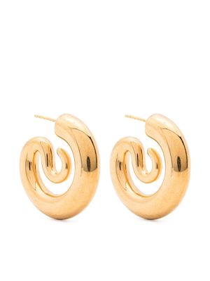 Panconesi small Serpent hoop earrings - Gold