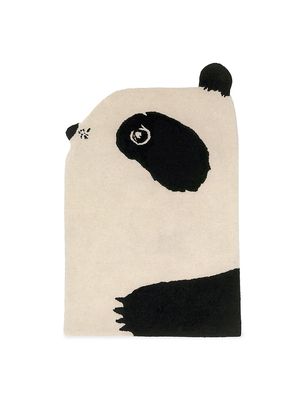 Panda Rug - Black White